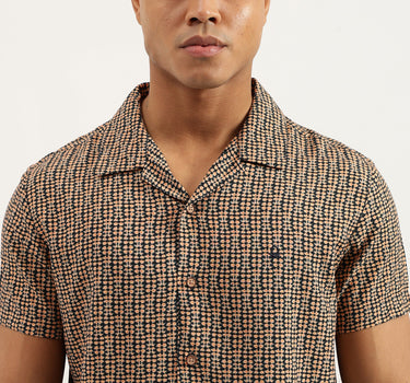 Regular Fit Collared Printed Shirts