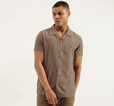 Regular Fit Collared Printed Shirts