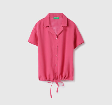 Regular Fit Resort Collar Solid Shirts