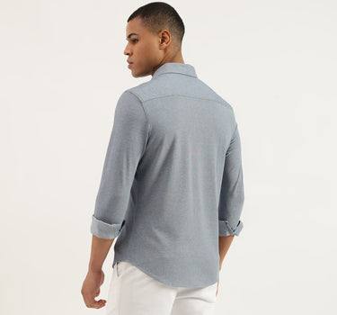 Regular Fit Spread Collar Solid Shirts