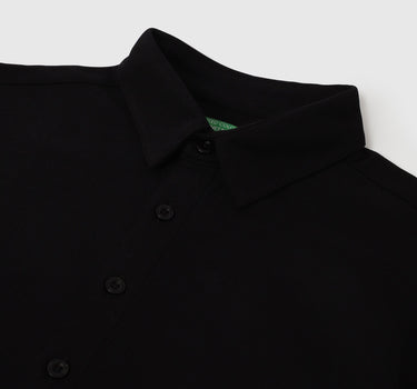 Regular Fit Speared Collar Solid Shirt