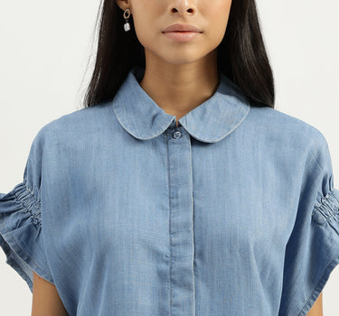 Peter Pan Collar Solid Top