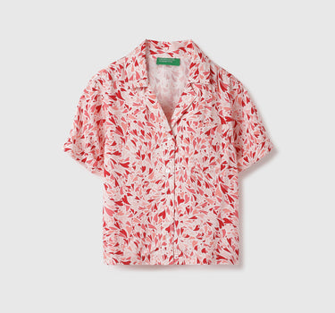 Regular Fit Resort Collar Printed Shirts