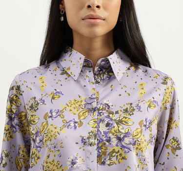 Spread Collar Printed Shirts