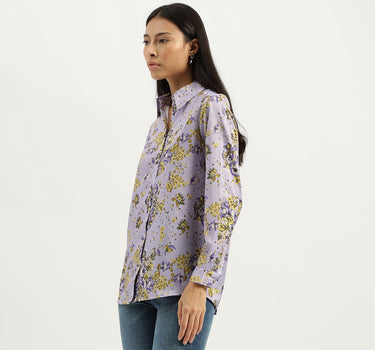 Spread Collar Printed Shirts