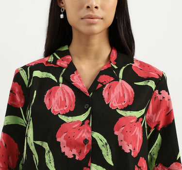 Resort Collar Printed Shirts