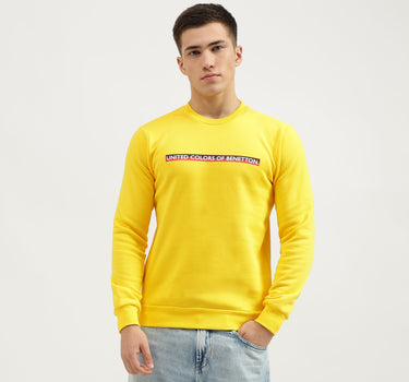 Slim Fit Round Neck Printed Sweatshirts