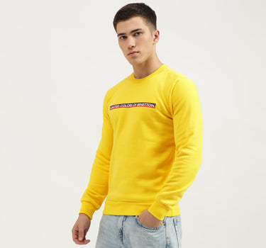 Slim Fit Round Neck Printed Sweatshirts