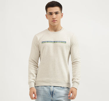 Slim Fit Round Neck Printed Sweatshirts