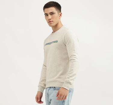 Slim Fit Round Neck Printed Sweatshirts