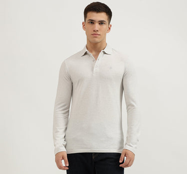 Slim Fit Polo Neck Solid T-Shirt