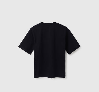 Boxy Fit Round Neck Solid T-Shirt