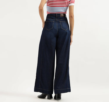 Solid Wide Leg Trousers