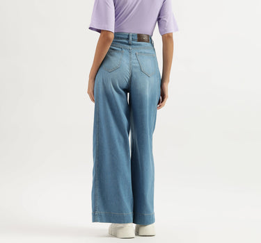 Solid Wide Leg Trousers