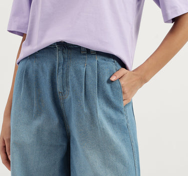 Solid Wide Leg Trousers