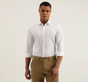 Slim Fit Cut Away Striped Shirts