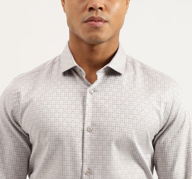 Slim Fit Cut Away Printed Shirts