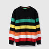 Boys Regular Fit Crew Neck Stripe Sweatshirt