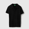 Boys Regular Fit Spread Collar Textured Shirt