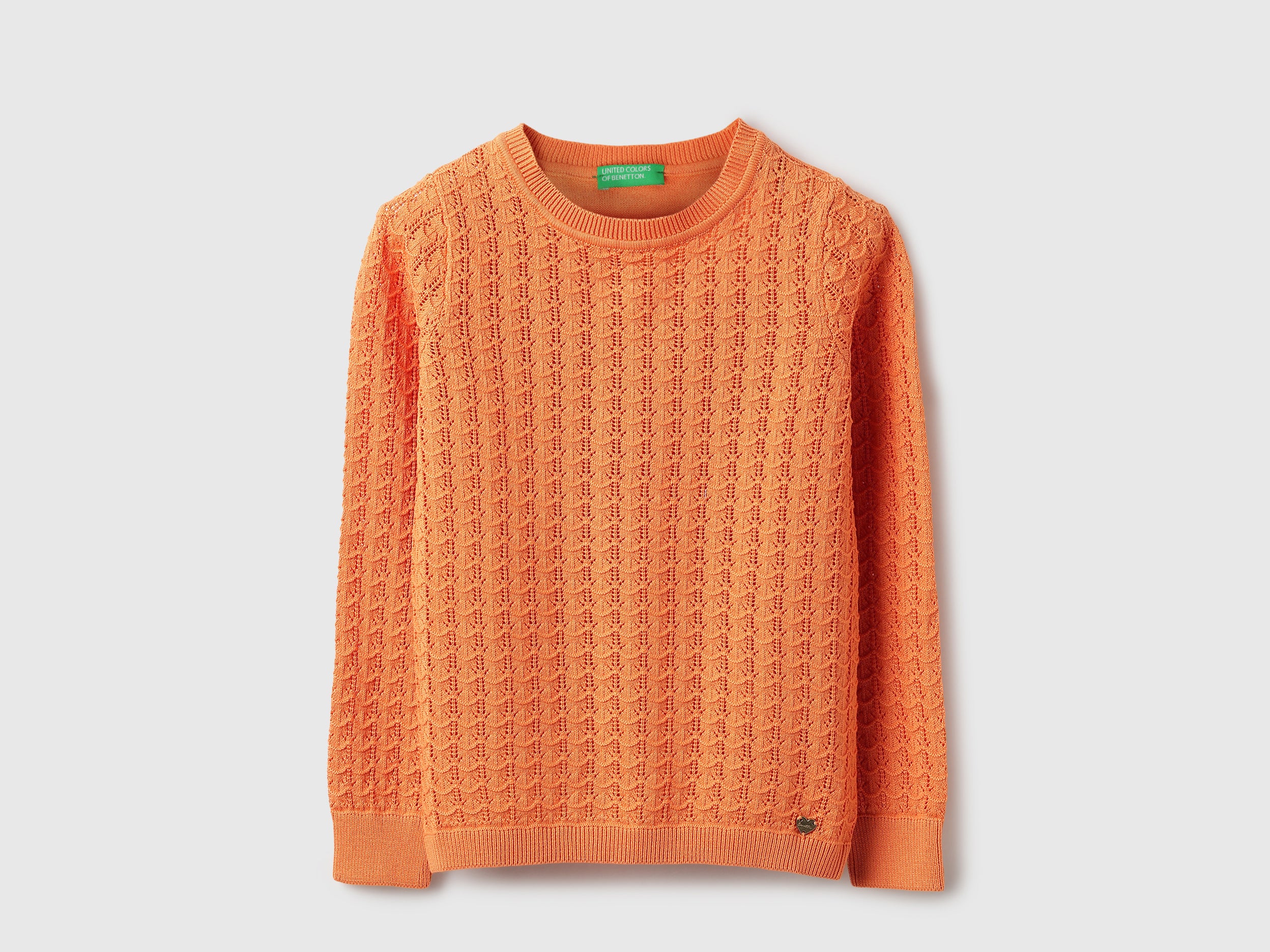 Regular Fit Round Neck Textured Sweater