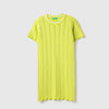 Girls Regular Fit Round Neck Knitted Dress