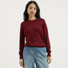 Round Neck Solid Sweater