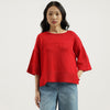 Women Round Neck Knitted Top