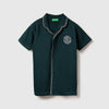 Boys Regular Fit Collar Solid Shirt