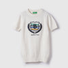 Boys Regular Fit Crew Neck Embroidery Top