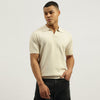 Men Regular Fit Polo Neck Solid T-Shirt
