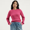 Women Round Neck Knitted Sweater