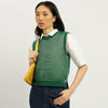 Women Round Neck Stripe Sweater