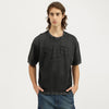Men Boxy Fit Crew Neck Solid T-Shirt