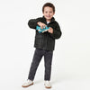 Regular Fit Mock Neck Solid Jacket