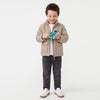Regular Fit Mock Neck Solid Jacket