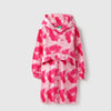 Girls Regular Fit Hooded Neck Tie & Dye Sweat Dress