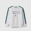 Boys Regular Fit Round Neck Typography Closed Sweatshirt