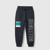 Boys Printed Regular Fit Exploded Joggers