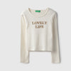 Girls Regular Fit Round Neck Embellished Shine In Silicon Transfer T-Shirt