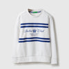 Boys Regular Fit Round Neck Printed Italia Club Sweatshirt