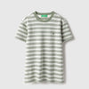 Boys Regular Fit Round Neck Striped T-Shirt