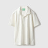 Boys Relaxed Fit Polo Neck Floral Textured T-Shirt