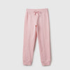 Girls Lace Embroidered Regular Fit Trackpants
