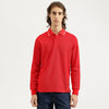 Men Regular Fit Polo Neck Solid T-Shirt
