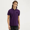 Men Regular Fit Polo Neck Solid T-Shirt