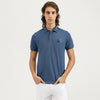 Men Regular Fit Polo Neck Solid T-Shirt