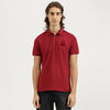 Men Regular Fit Polo Neck Solid T-Shirt