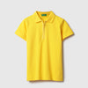 Boys Regular Fit Polo Neck Solid T-Shirt
