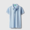 Boys Regular Fit Polo Neck Solid T-Shirt