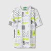 Boys Relaxed Fit Round Neck Graphic Future Drift Pique T-Shirt